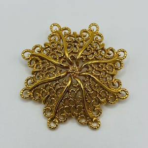 Monet Round Brooch - Etsy