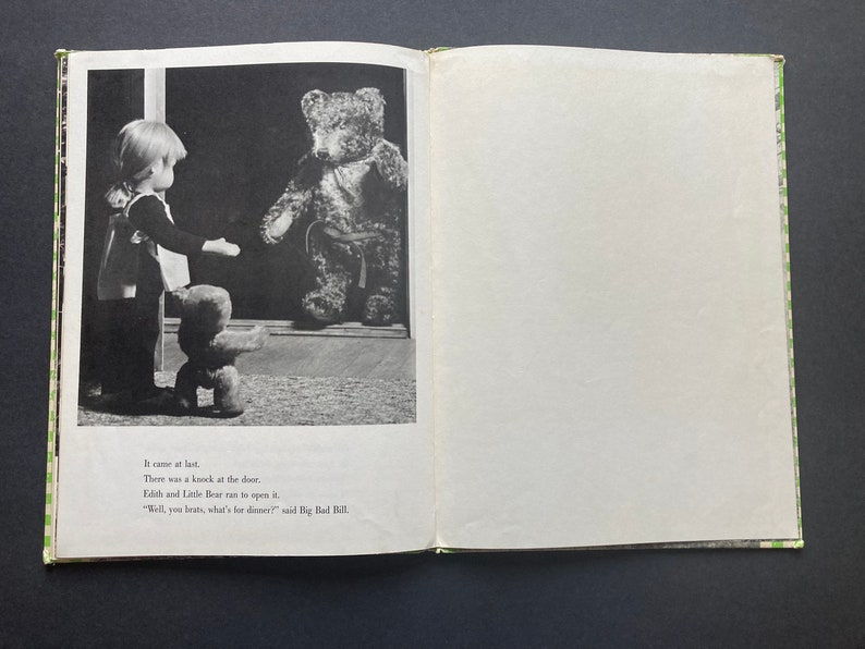 RARE Vintage Children's Hardcover Book Edith & Big Bad Etsy