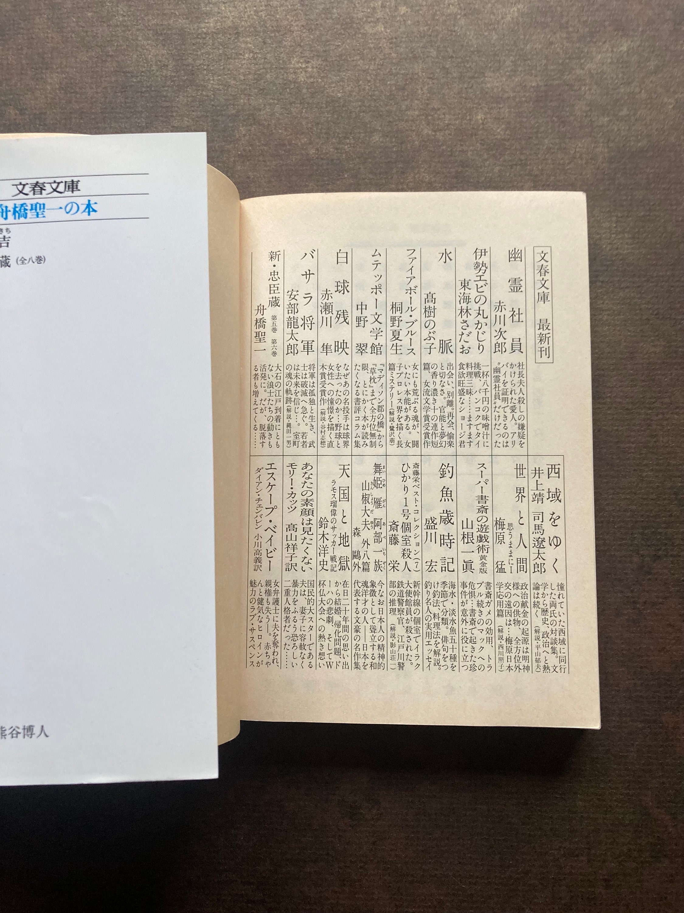 Vintage Japanese Paperback Bunko Book 新・忠臣蔵 by 舟橋 聖 Vintage Japanese Paperback Bunko Book 新・忠臣蔵 by 舟橋 聖