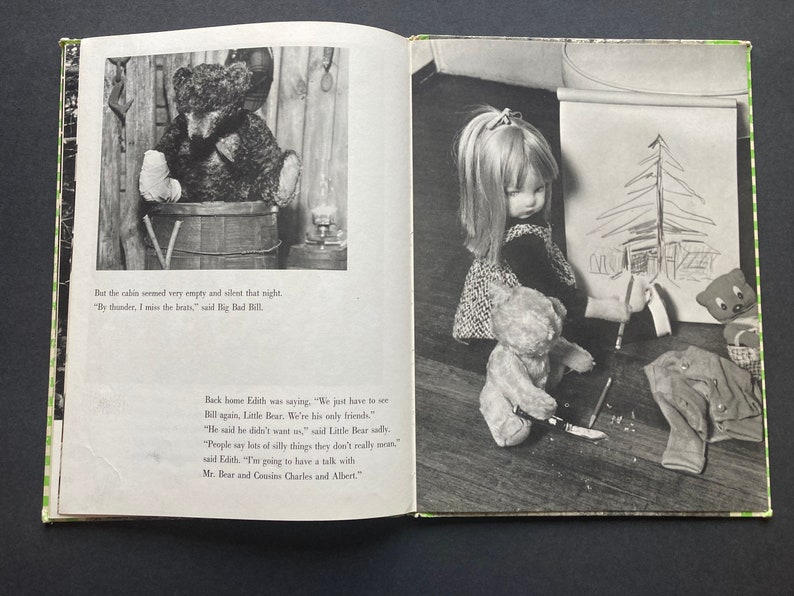 RARE Vintage Children's Hardcover Book Edith & Big Bad Etsy