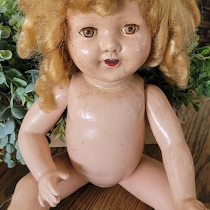 Large 19.5" Effanbee Patsy - Ann Doll Pat# 1283558 Possibly Shirley Temple