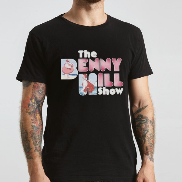 Retro TV T-shirt, The Benny Hill Show, Classic 70s TV, Gifts for men, Oversized shirt, Gifts for dad, Funny Tee, graphic tee, British Tv