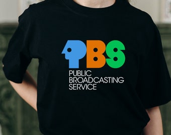 Camiseta de TV retro, regalo de amante de PBS, regalos para mujeres, camisa de gran tamaño, regalos para papá, regalos para hombres, camiseta gráfica, niños de PBS