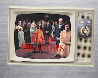 Retro TV - Dark Shadows, Fridge Magnet, Collectible, Classic 60'sTV show, Gift for him, gift for her, Funny Gift, Soap Opera, Gothic