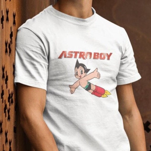 Retro TV T-shirt, Astro Boy, Anime lover's gift, Gifts for women, Oversized shirt, Gifts for dad, gifts for men, graphic tee, Mighty Atom