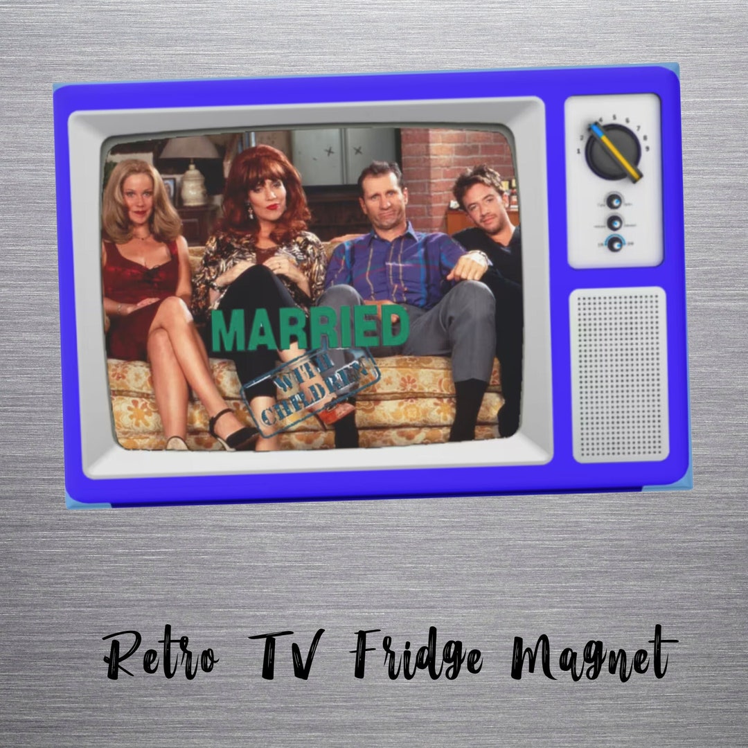 Retro TV Married With Children, Fridge Vintage Fridge