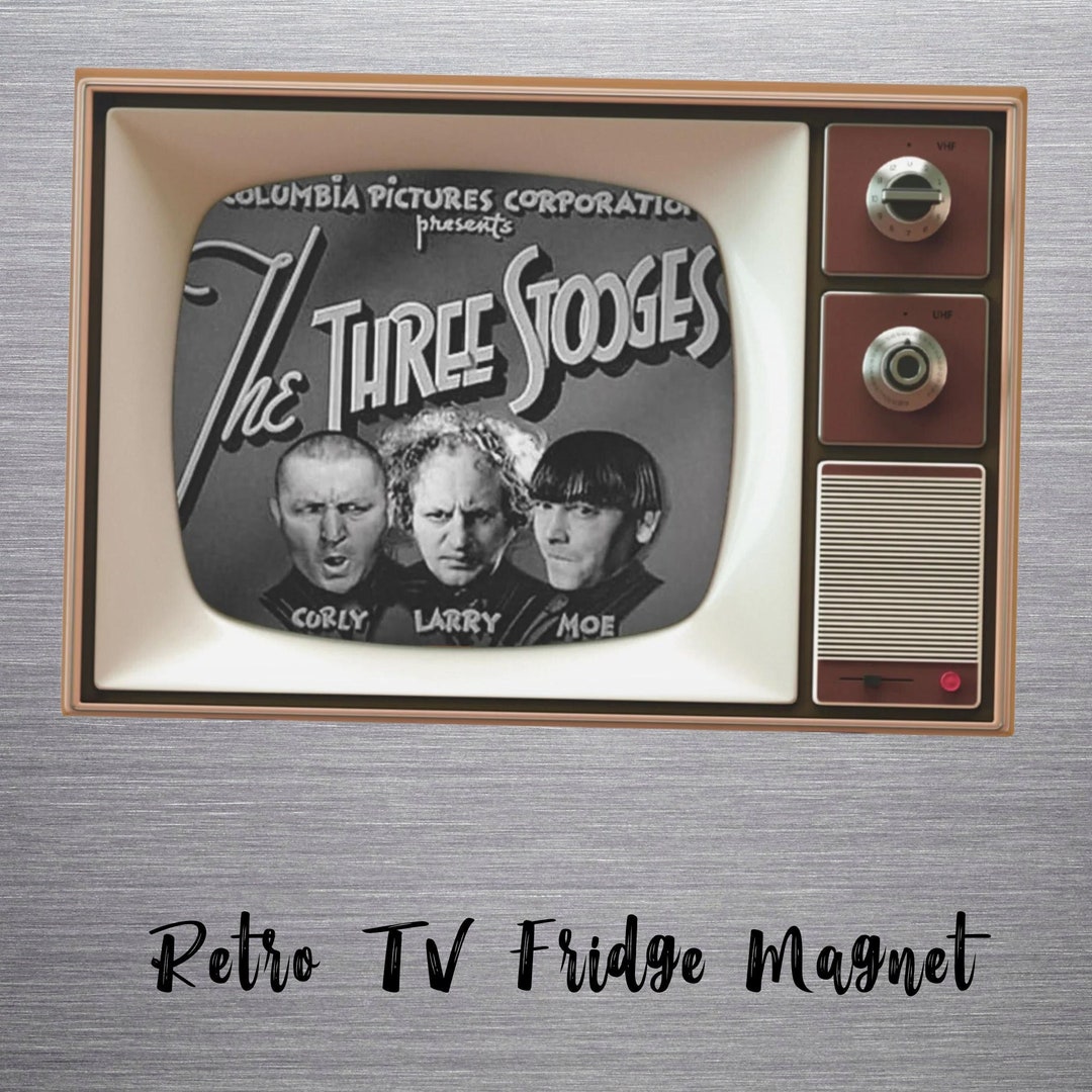 Stooges Moe Funny Fridge Magnet - 3.5x2.5 Inch Easy Remove Decor Made In USA