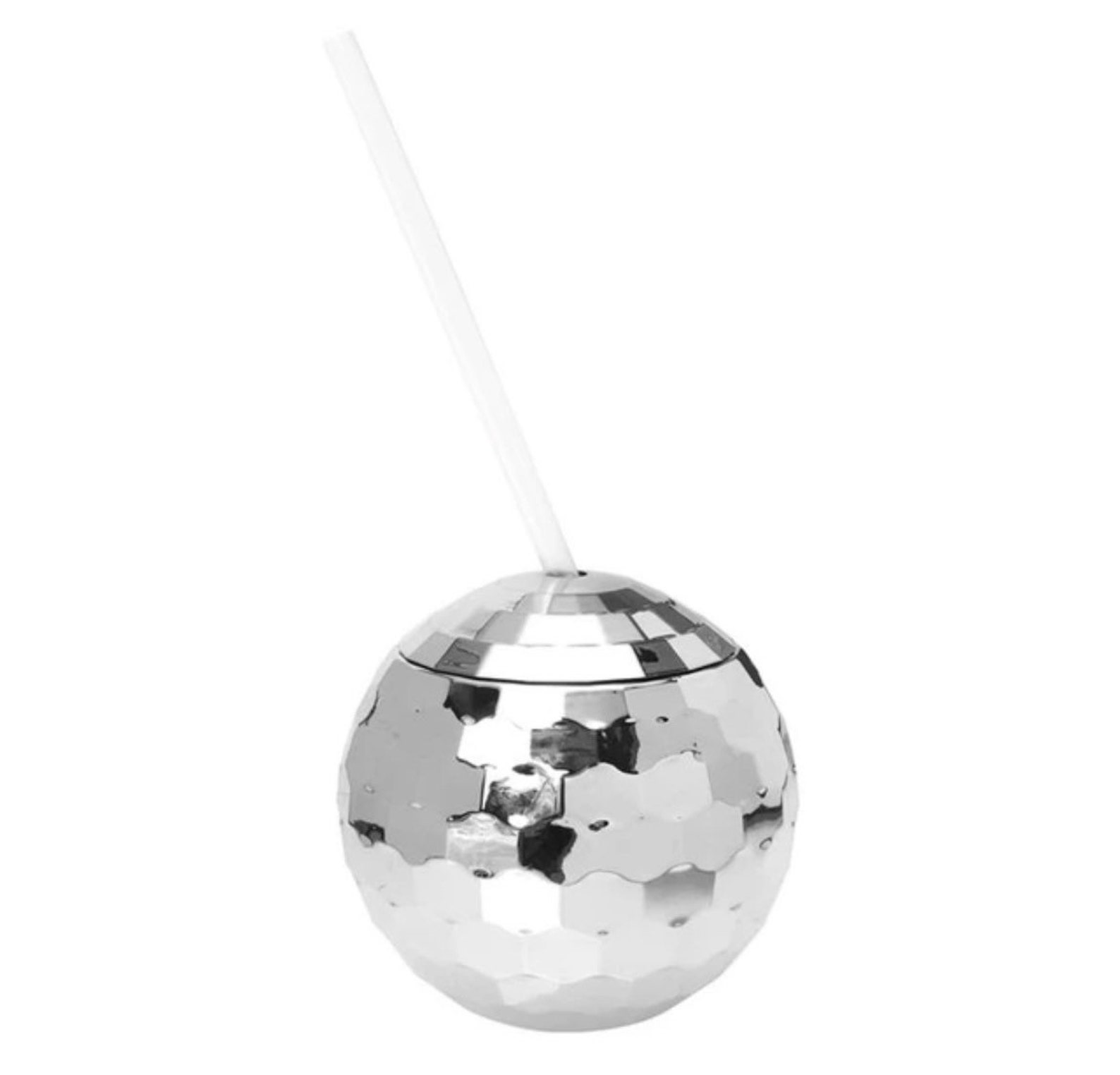 Disco Ball Cups With Straw Etsy