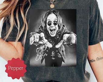 Comfort Colors Ozzy Osbourne Shirt, Ozzy RIP Shirt, Ozzy Osbourne Tribute T-Shirt, No More Tour Tee, Gothic Metal Legend Tee, Ozzy Osbourne