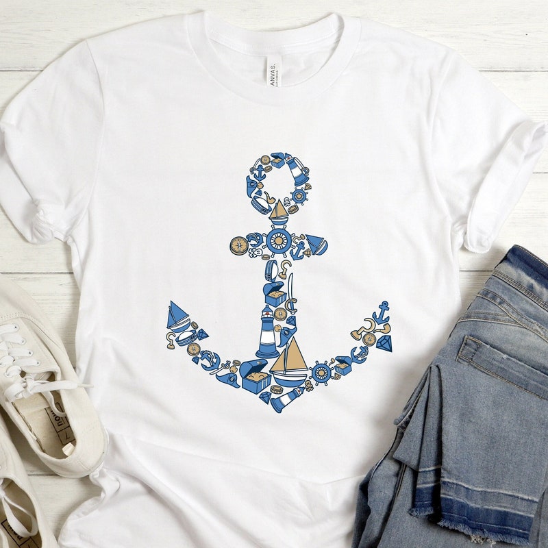 Anchor T Shirt - Etsy