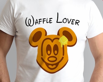 Waffle Lover Shirt, Mickey Waffle Mouse Shirt, Disney Epcot Shirt, Disney World Shirts, Disney Snack Shirt, Unisex Mickey Mouse T-shirt