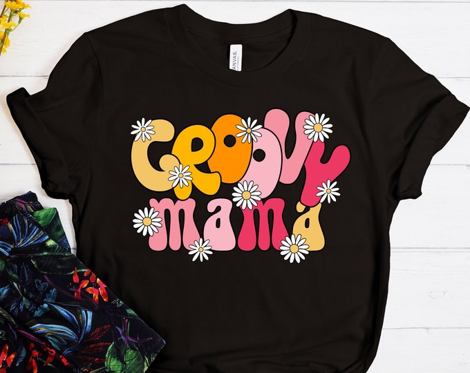 Groovy Mama Shirt, Groovy Shirts, Family Matching Shirts, Groovy Hippie Mom Shirts, Groovy Family Matching Shirts, Mother's Day Gift Shirt