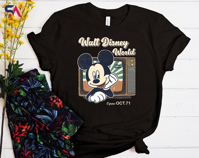 Retro Walt Disneyworld Shirt, Vintage Disneyworld Sweatshirt, Mickey And Friends Hoodie, Retro Disney Shirt, Magic Kingdom T-Shirt