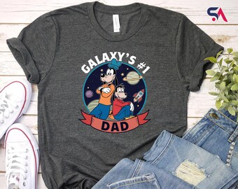 Galaxy's #1 Dad Shirt, Father's Day T-Shirt, Mouse Dad Shirt, Gift For Dad Tee, Dad Shirt T-Shirt, Family Matching Tee, Best Mouse Dad Shirt