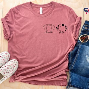 Custom Dog Shirt, Personalized Dog Ears Sweatshirt with Name, Dog Ears Shirt, Custom Dog Ears, Pet Lovers, Gift For Dog Mom, Dog Lover Shirt