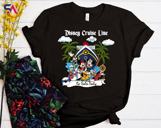 Custom Disney Cruise Line Family Shirt, Disney Cruise 2025 Sweatshirt, Custom Disney Cruise Family Matching Hoodie, Disney Cruise Group Tees