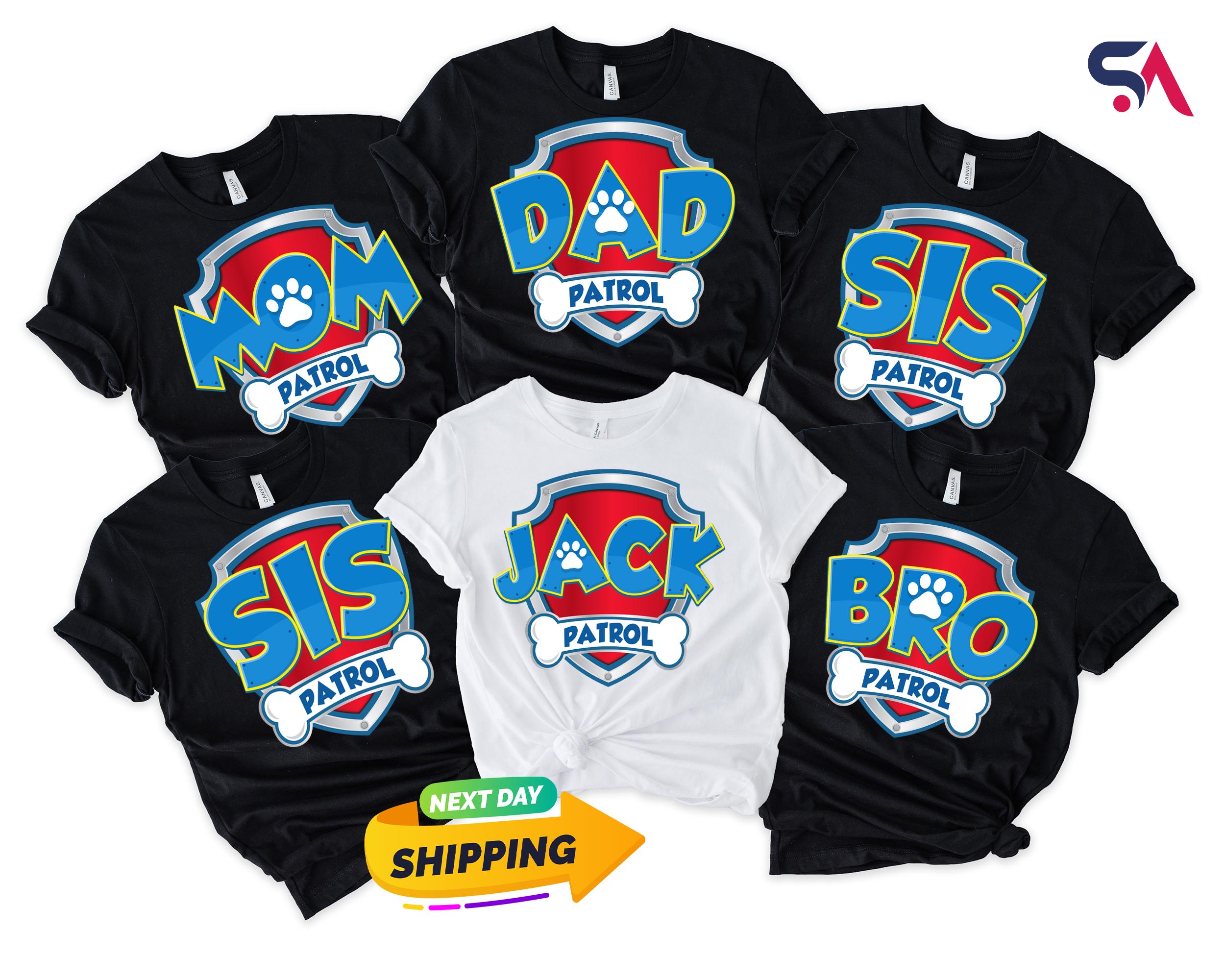 Adult paw patrol shirt discount