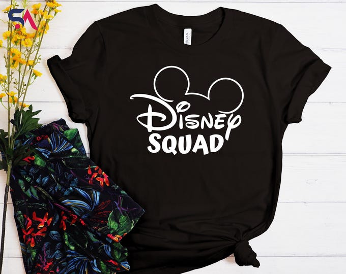 Disney Squad Shirt, Disney Family Sweatshirt, Disney World Hoodie, Mickey Mouse Tee, Disney Squad T-shirt, Disney Trip T-Shirt, Disney Tee