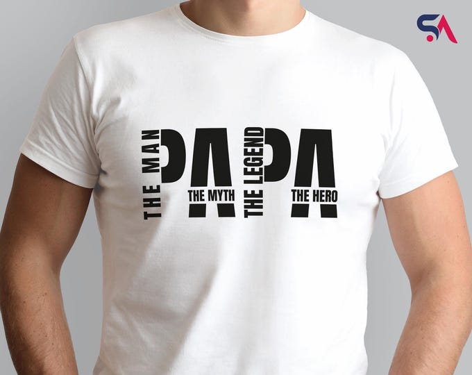 Papa The Man The Myth The Legend Shirt, Dadlife Papa T-Shirt, Father's Day Gift Shirt, Papa Gift Tee, The Legend Father T-Shirt, Legend Papa