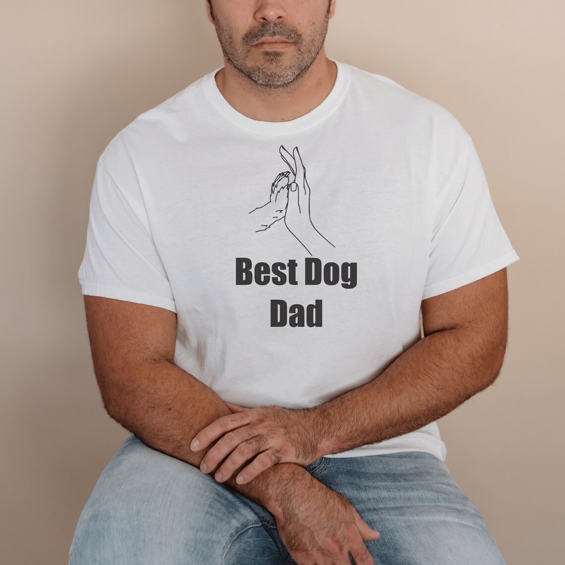 Best Dog Dad Shirt Fathers Day Gift dog Lover Gift for Dad Etsy