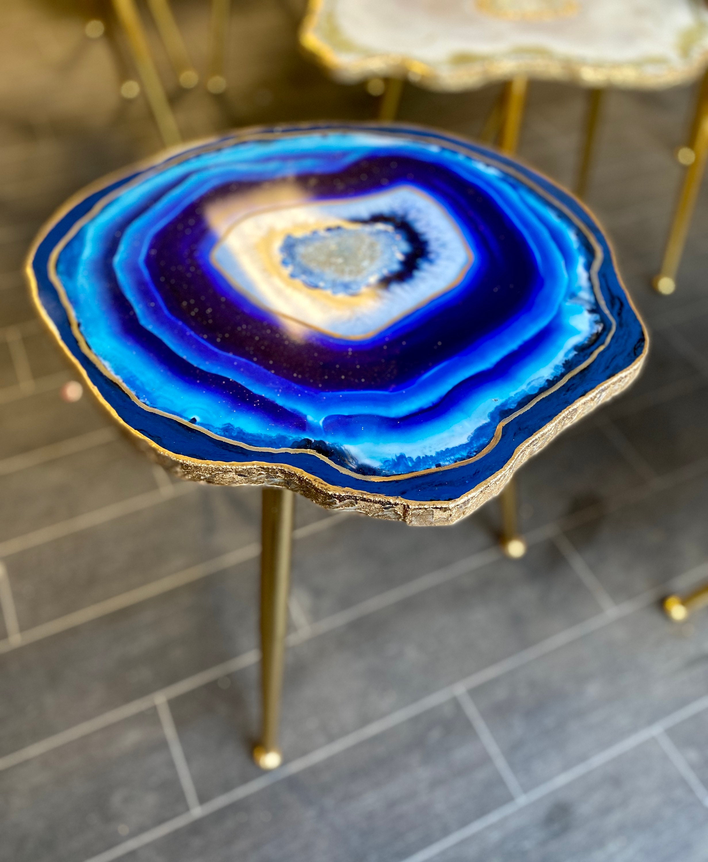 Cappuccino Geodes coffee accessories gift, coffee table decor, coffee  lovers coaster set, teacher appreciation gift — Khan Artist Studios