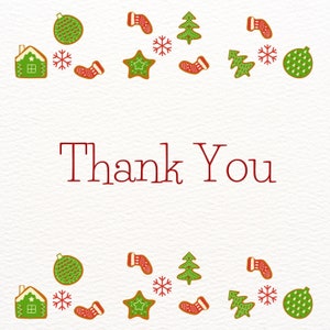 Weihnachten Danke Karte Digitale Karte Digitale Datei Sofortiger Download - Printable PDF Anpassbare