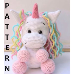 Amigurumi crochet pattern -Unicorn Marshmallow ( ENGLISH/UKRAINIAN ONLY)