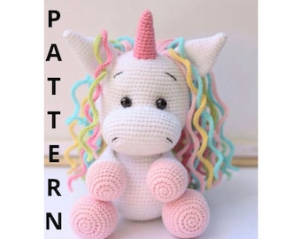 Amigurumi crochet pattern -Unicorn Marshmallow ( ENGLISH/UKRAINIAN ONLY)