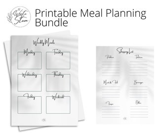 Meal Planning Printables