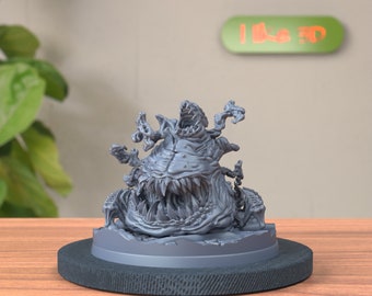 Scary Monster Daemon 3D print Miniature, Crawling Doom Shadow Lurker Creature, Dark Void Figurine