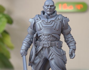 Glossu "Beast" Rabban miniatuur, Dune Movies geïnspireerd, House Harkonnen schurk replica, 3D print beeldje