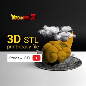 Kid Goku Flying Nimbus | 3D