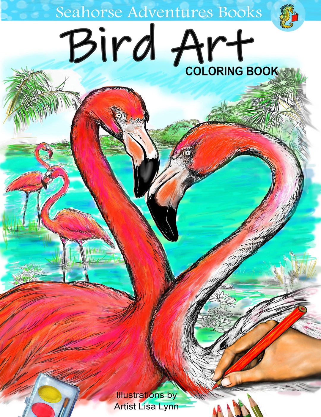 Coloring Book BIRD ART Coloring Book Illustrations by Lisa Lynn ...