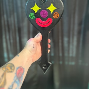 Neon Heart Clown