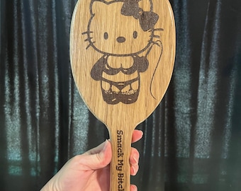 Naughty Kitty Oval Paddle