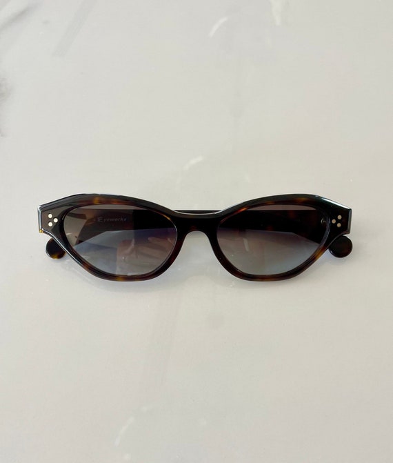 1980s Rare Vintage Cat Eye l.a.Eyeworks Sunglasses - Gem