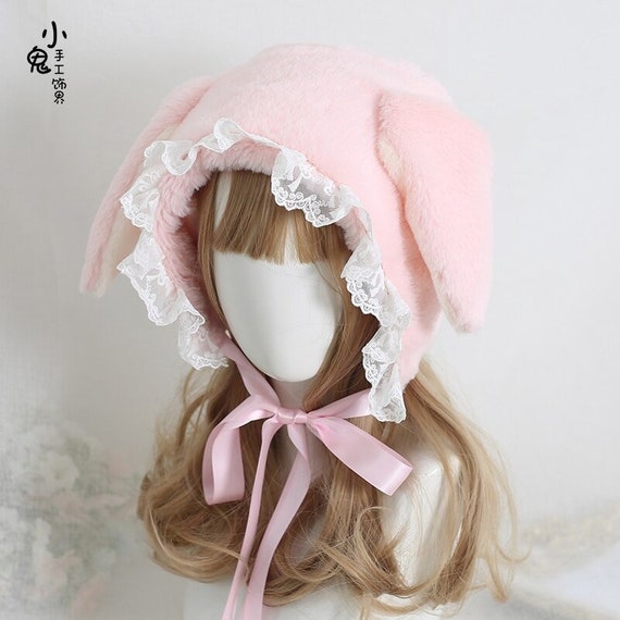 Lolita accessories headwear black pink girl headband hair