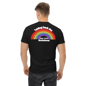 Taking back the Rainbow (back of tee) classic tee