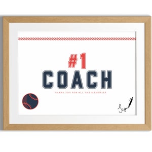Baseball Coach Gift, Baseball Coach Gift Ideas, Baseball Coach, Baseball Coach Gift Printable, Coach Appreciation Gift, Team Gift for Coach