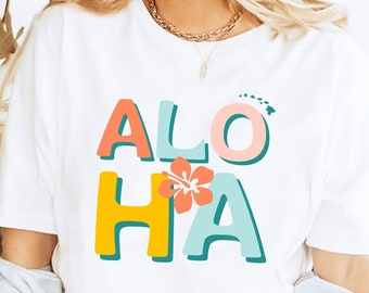 Aloha Shirt Hibiscus Shirt Ocean Inspired Style Coconut Girl  Maui Shirt Beachy Sweatshirt Beach Bum Shirt Hawaii Sweatshirt Beachy Shirts