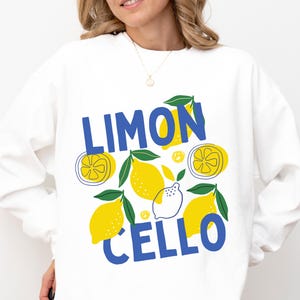 Limoncello Sweatshirt Sweatshirt Tomato Girl Summer Crewneck Coastal Inspired Lemon Shirt La Dolce Vita Italy Amalfi Coast Shirt Plus Sizing