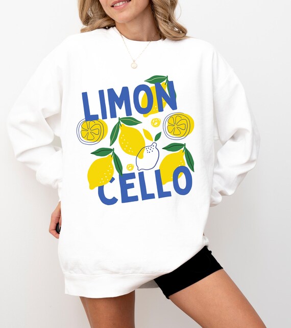Limoncello Sweatshirt Sweatshirt Tomato Girl Summer Crewneck Coastal Inspired Lemon Shirt La Dolce Vita Italy Amalfi Coast Shirt Plus Sizing