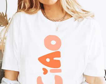 Ciao Shirt Hello Italy Ciao Tshirt Italian Tee Ciao Bella Italian Hello Shirt Tomato Girl Summer Coastal Granddaugther Old Money Aesthetic
