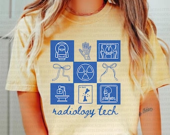 Rad Tech Shirt Comfort Colors Radiology Tech Shirt Gift for Radiology Technologist Grad Xray Tech Tee X-Ray Tech TShirt CT Tech Mri Tech
