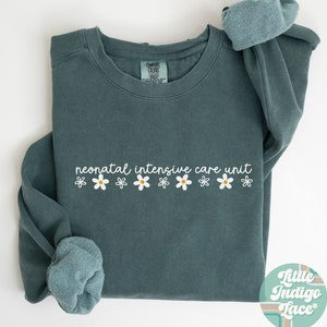 Sweat-shirt USIN RN confort couleurs infirmière néonatale cadeau de retraite pull USI néonatale NICU ras du cou minimal infirmière praticienne néonatale