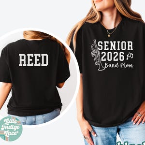 Band Mom Shirt Tumpet Band Dad 2026 Tee Band Mom 2026 Proud Parents of a Senior TShirt Class of 2026 Marching Band T-Shirt
