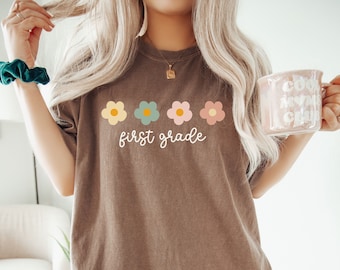 First Grade Teacher Shirt Comfort Colors Teacher Dream Team Shirt 1st Grade Teacher Shirt Cute Back to School Tee Matching Group Elementary