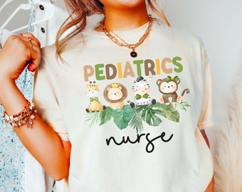 Pediatric Nurse Comfort Colors Shirt, Gift for Peds Nurse, Peds Nurse Shirt, Peds RN Crew TShirt, Pediatric Nursing Student, Peds Tee