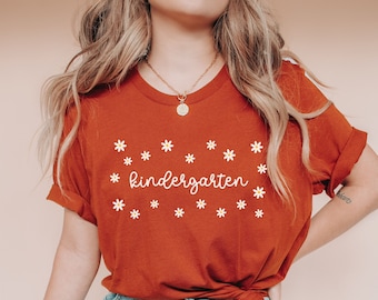 Daisy Kindergarten Teacher Shirt, Kindergarten Dream Team Teacher shirt, Fun Teacher Tshirt, Back to School Teacher Shirt, Matching Tee, K5