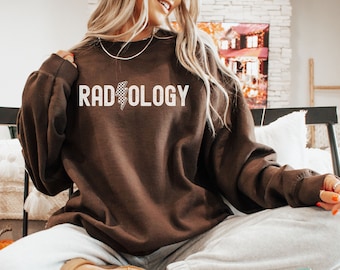 Distressed Radiology Sweatshirt, Gift for Rad Tech, Rad Tech Crewneck Sweater, Mri Tech Sweatshirt, CT tech, X-Ray Tech, Xray Technologist